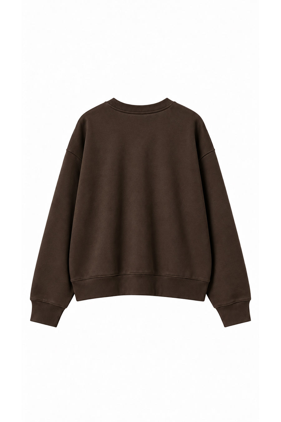 Ecr Teen Kadın Siyah Bisiklet Yaka U Kol Soft Sweatshirt — Kahve