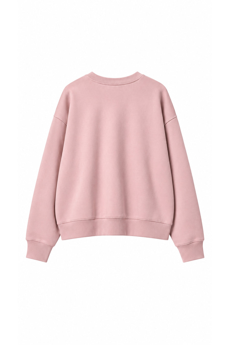 Ecr Teen Kadın Siyah Bisiklet Yaka U Kol Soft Sweatshirt — Pudra