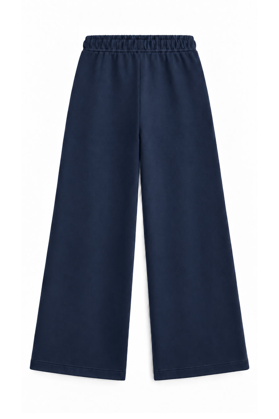 Ecr Teen Kadın Siyah Straight Wide Yanı Nervürlü Soft Sweatpants — Lacivert