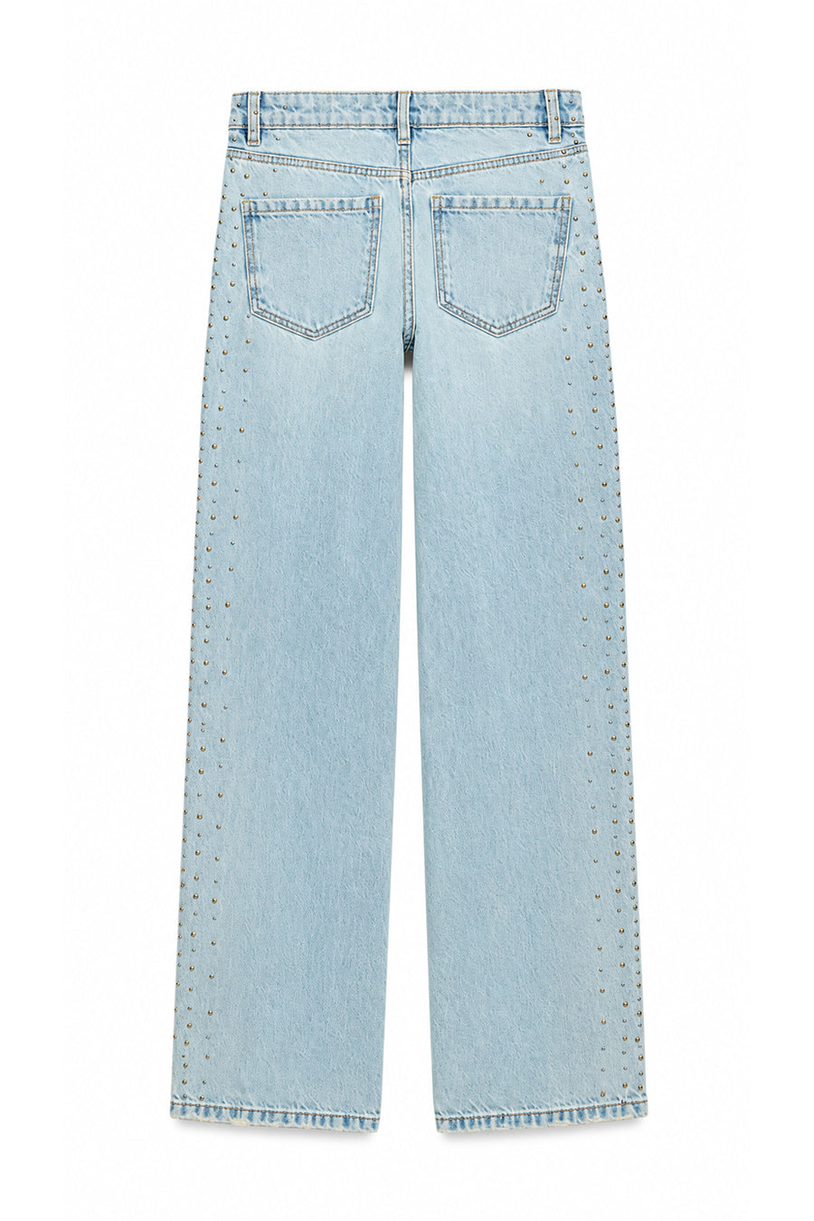 Ecr Teen Kadın Mavi Yanı Troklu Denim Pantolon — Mavi