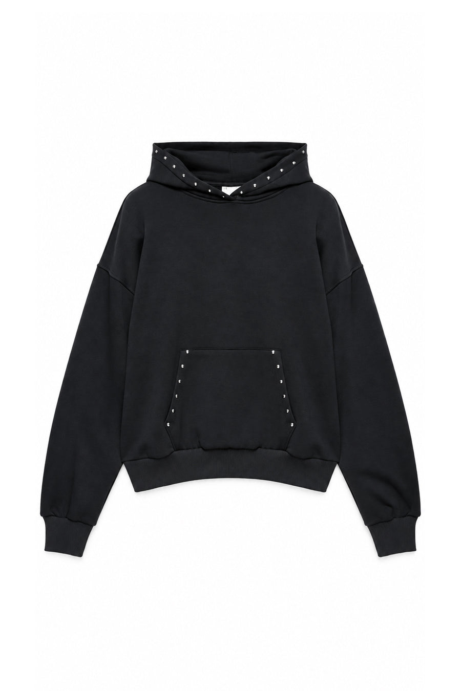 Ecr Teen Kadın Antrasit Troklu Uzun Kol Soft Tuşeli 3 İplik Sweatshirt — Antrasit