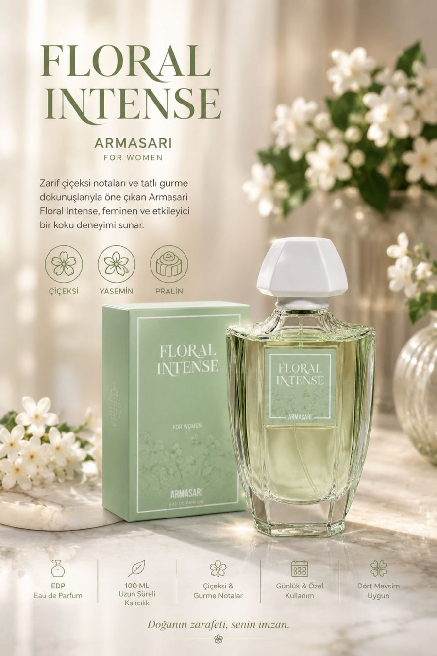 Armasari Floral Intense Kadın Parfüm EDP 100ml — Yeşil