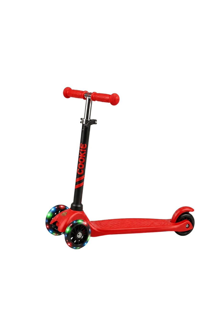 Kırmızı Rookie 3 Tekerlekli Led Işıklı Scooter — Kırmızı