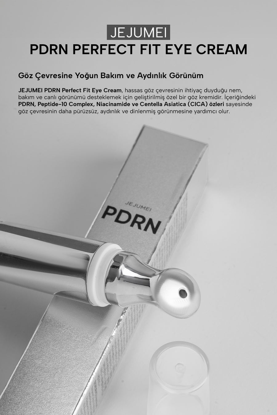 PDRN (SOMON DNA) Yenileyici Titreşim Başlıklı Göz Kremi 20 g — Gri