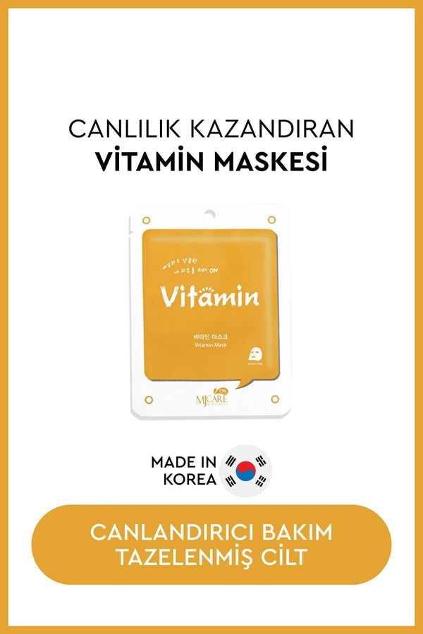 Mjcare On Vitamin Mask -Vitaminli Yüz Maskesi — Karma