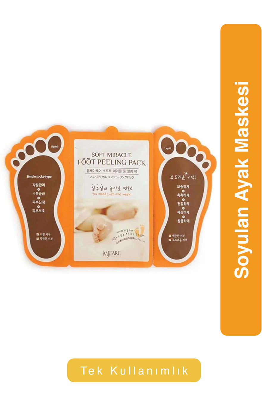 Mjcare Soyulan Ayak Peeling Maskesi — BOS