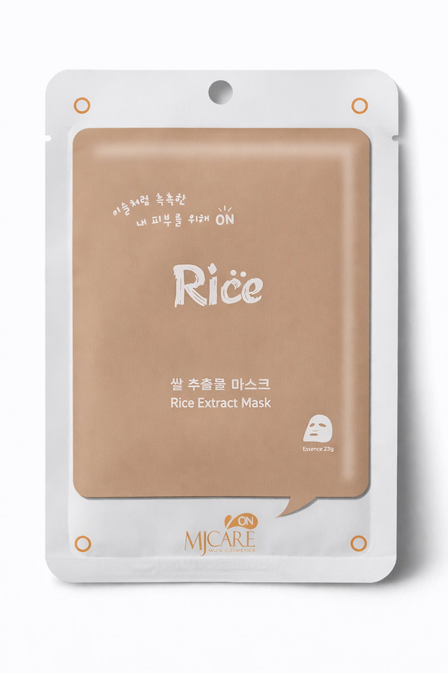 Mjcare On Rice Extract Mask- Pirinç Özlü Yüz Maskesi — Karma